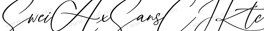 SweiAxSansCJKtc Med字体转换